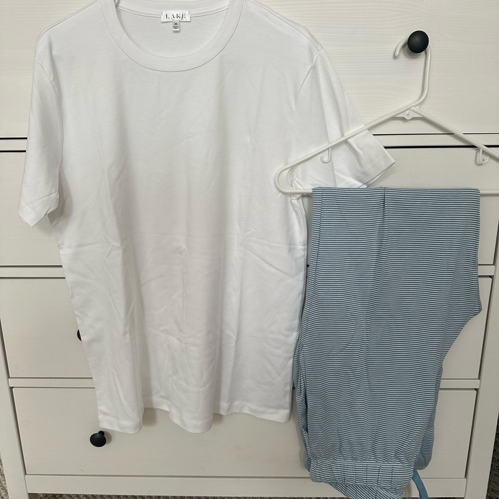NEW Men’s LAKE Pajamas Pima Cotton set